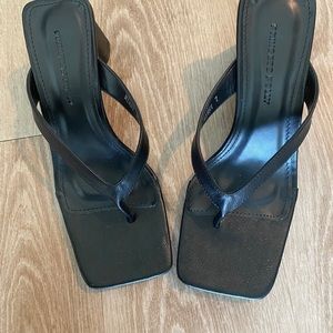 Princess polly squared heeled sandals